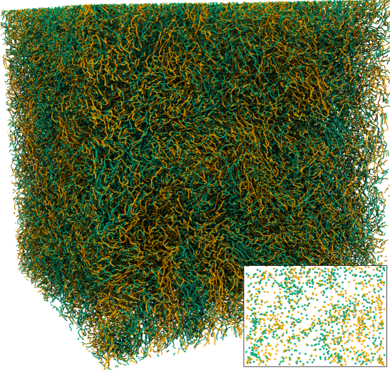  Quantum vortex tangle from Gross–Pitaevskii simulations.